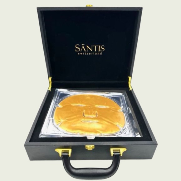 NWT 24k Gold Face And Neck Mask Set - Picture 2 of 4